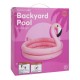 Piscine gonflable Flamant rose